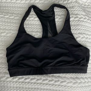 Lululemon Black Racerback Sports Bra, Size 6